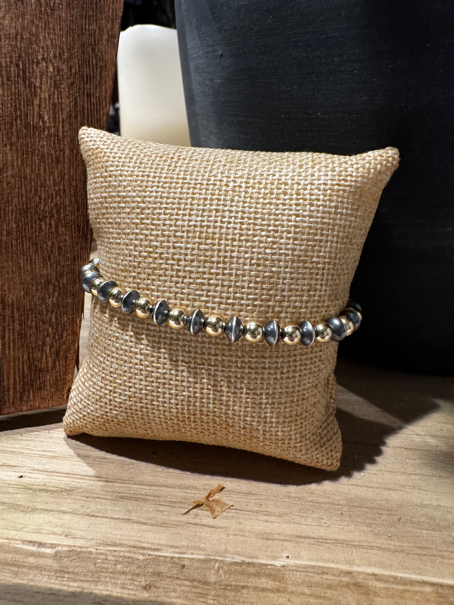 Bracelet - Rondelle Mixed Metal