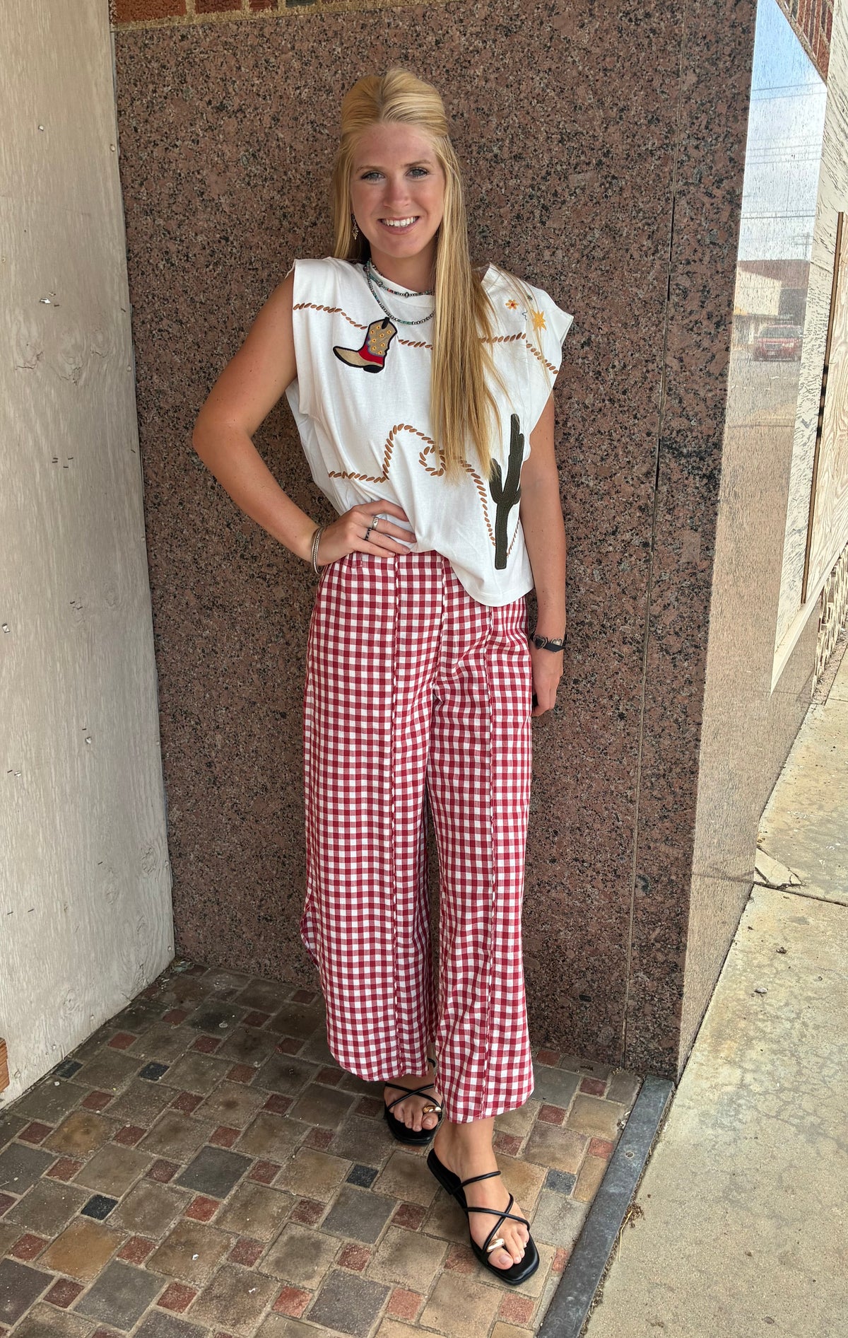 Tulip Pants in Gingham