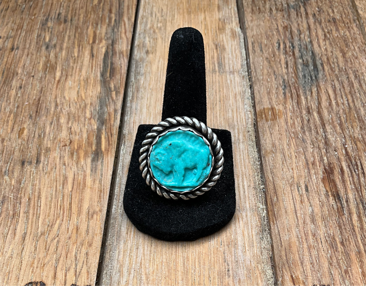 Turquoise Buffalo Ring