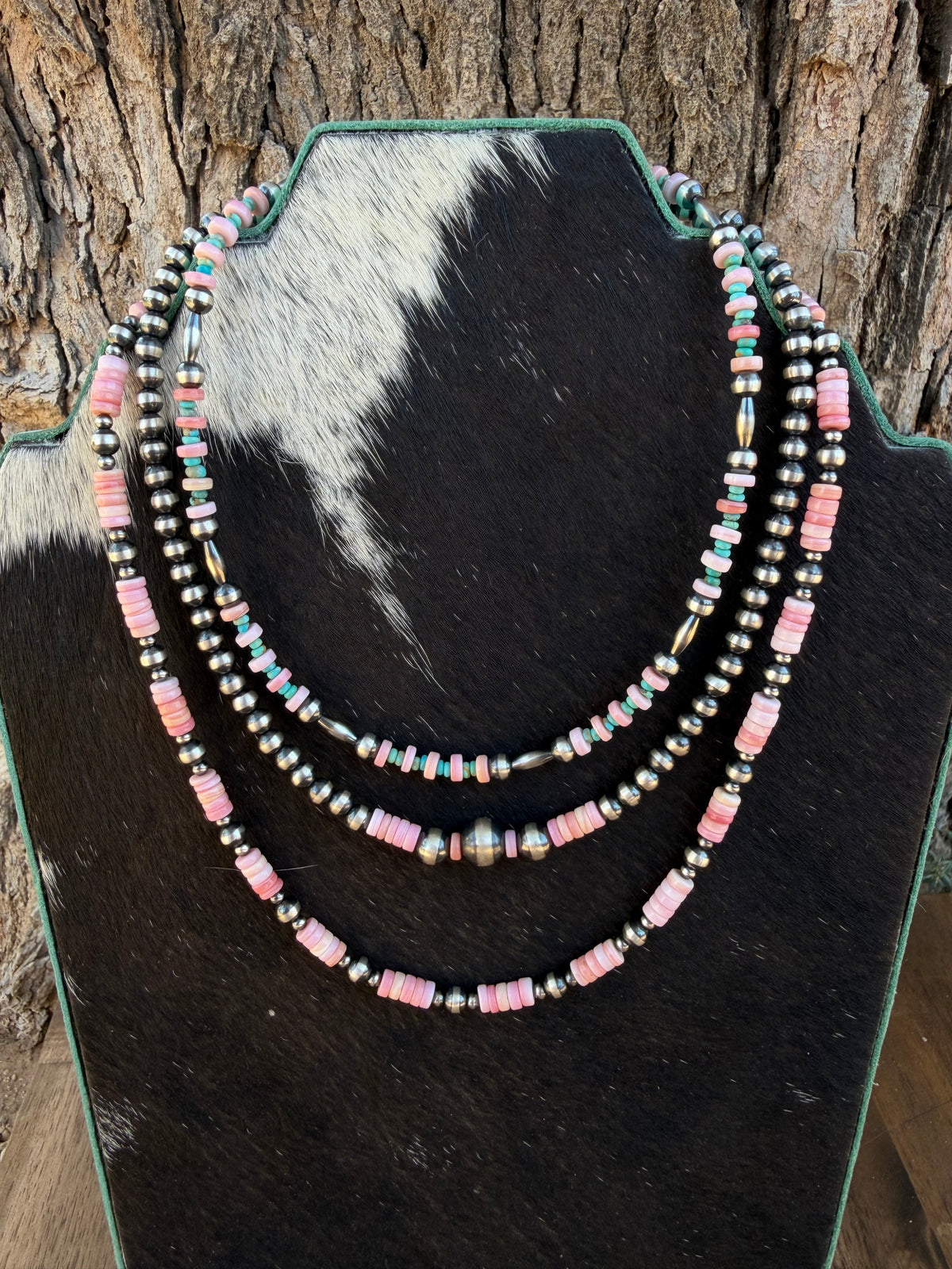 Choker - 5/7/9mm & Pink Conch