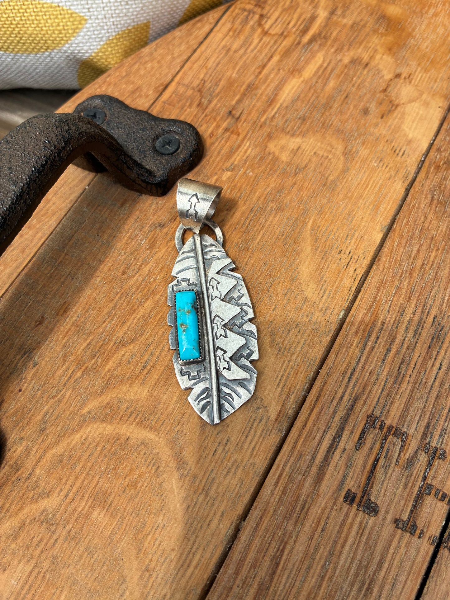Sterling Silver Feather Pendant