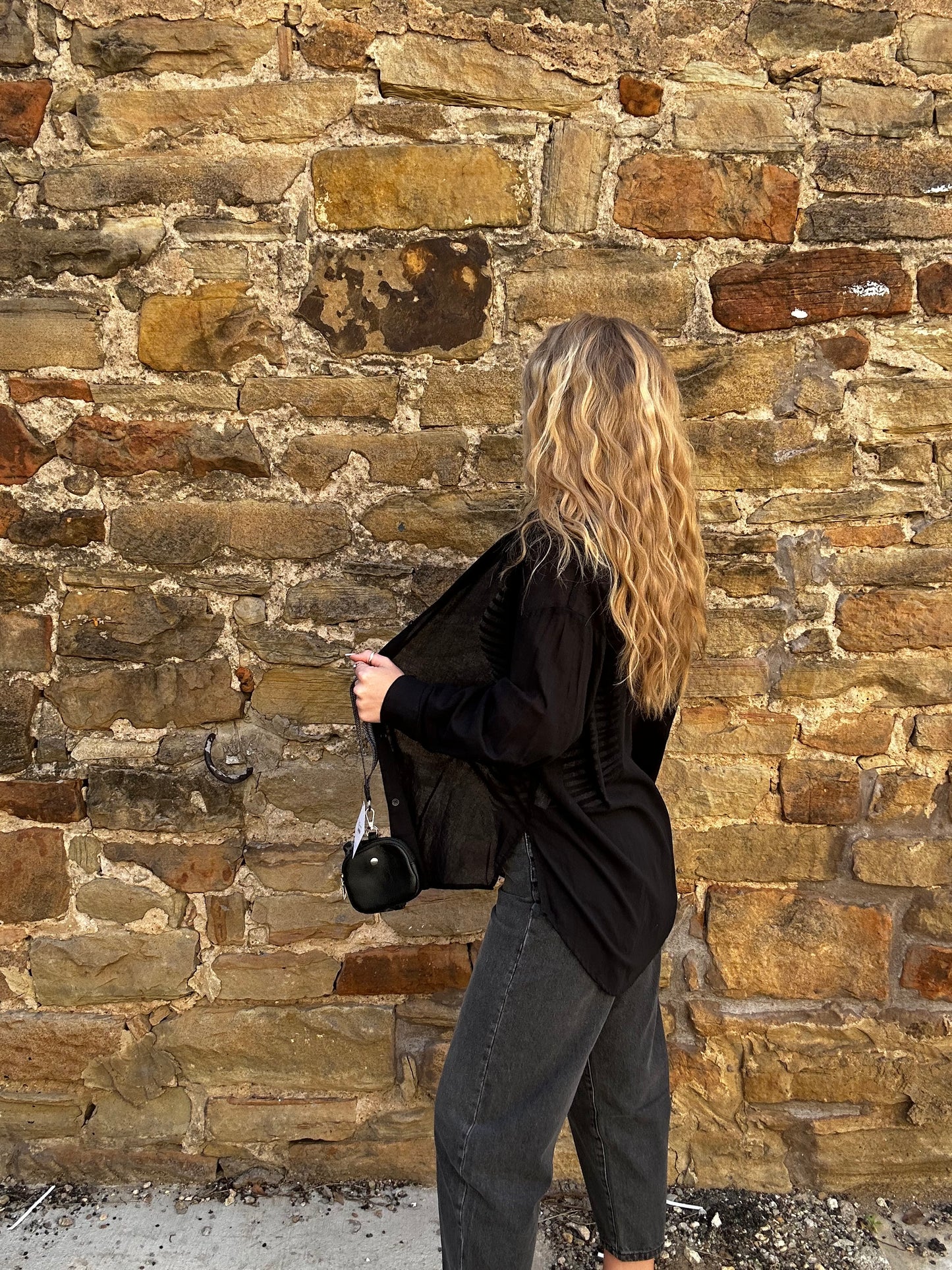 Black Button Down