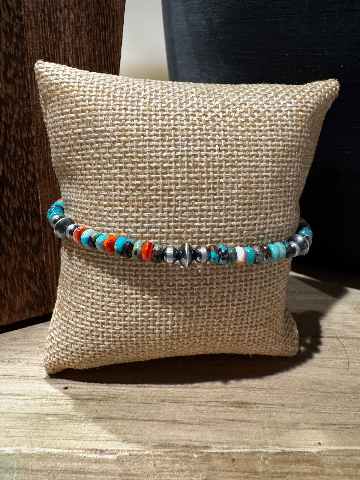 Bracelet - Spiny Oyster/Turquoise-Rondelle