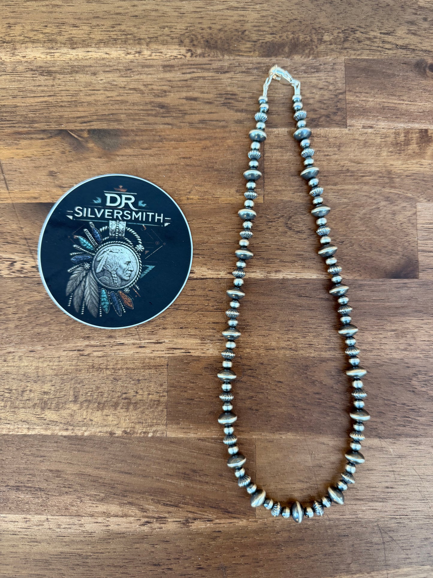 Necklace - 18” - 5mm - 7.5 Rondell - 8mm Rondell