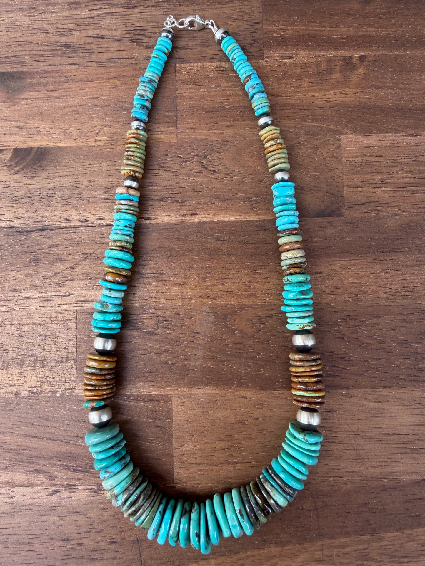 Necklace - 20” - 7/9mm & Turquoise