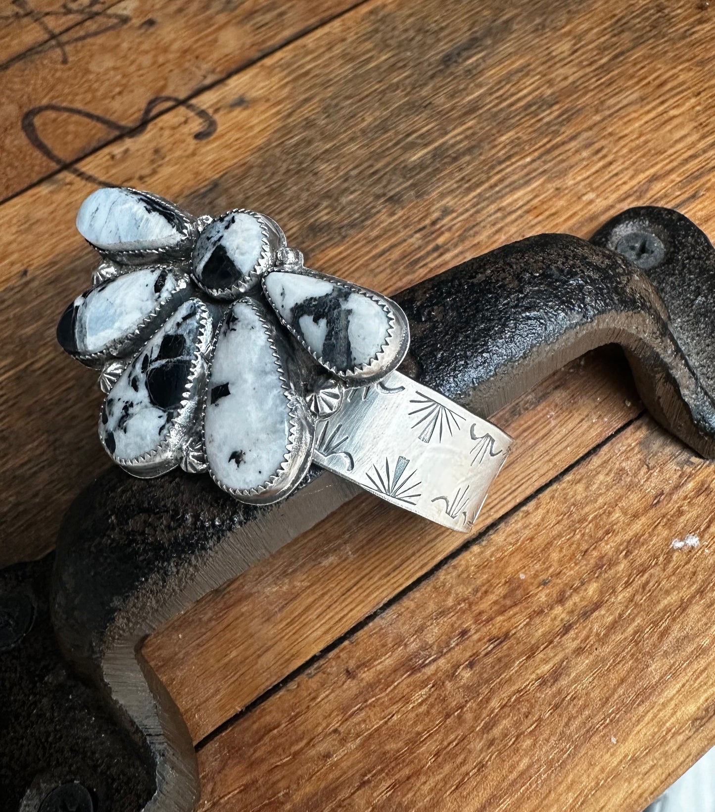 White Buffalo Cuff