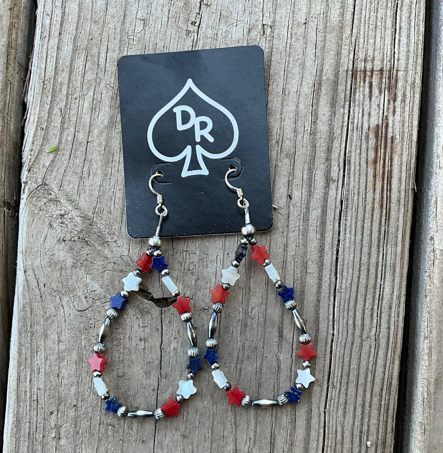 All American Star Dangle Earrings
