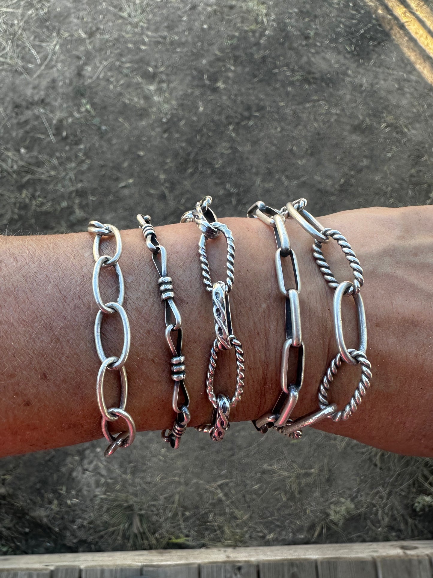 Sterling Silver Chain Link Bracelet (#3)