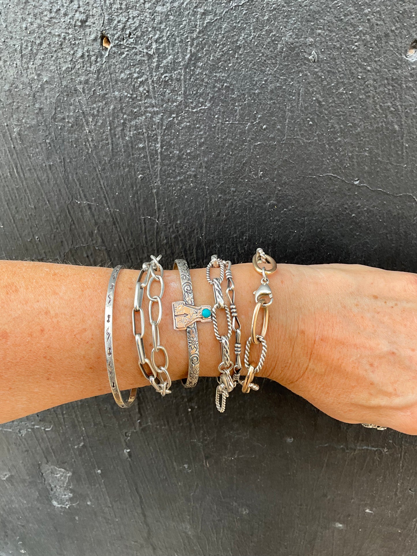 Initial Cuff Bracelet