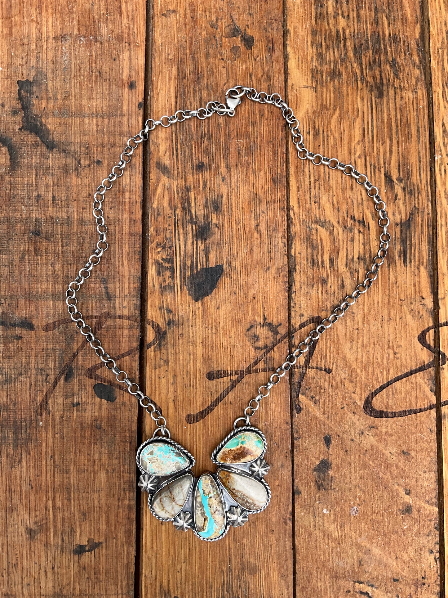 Royston Ribbon Cluster Necklace