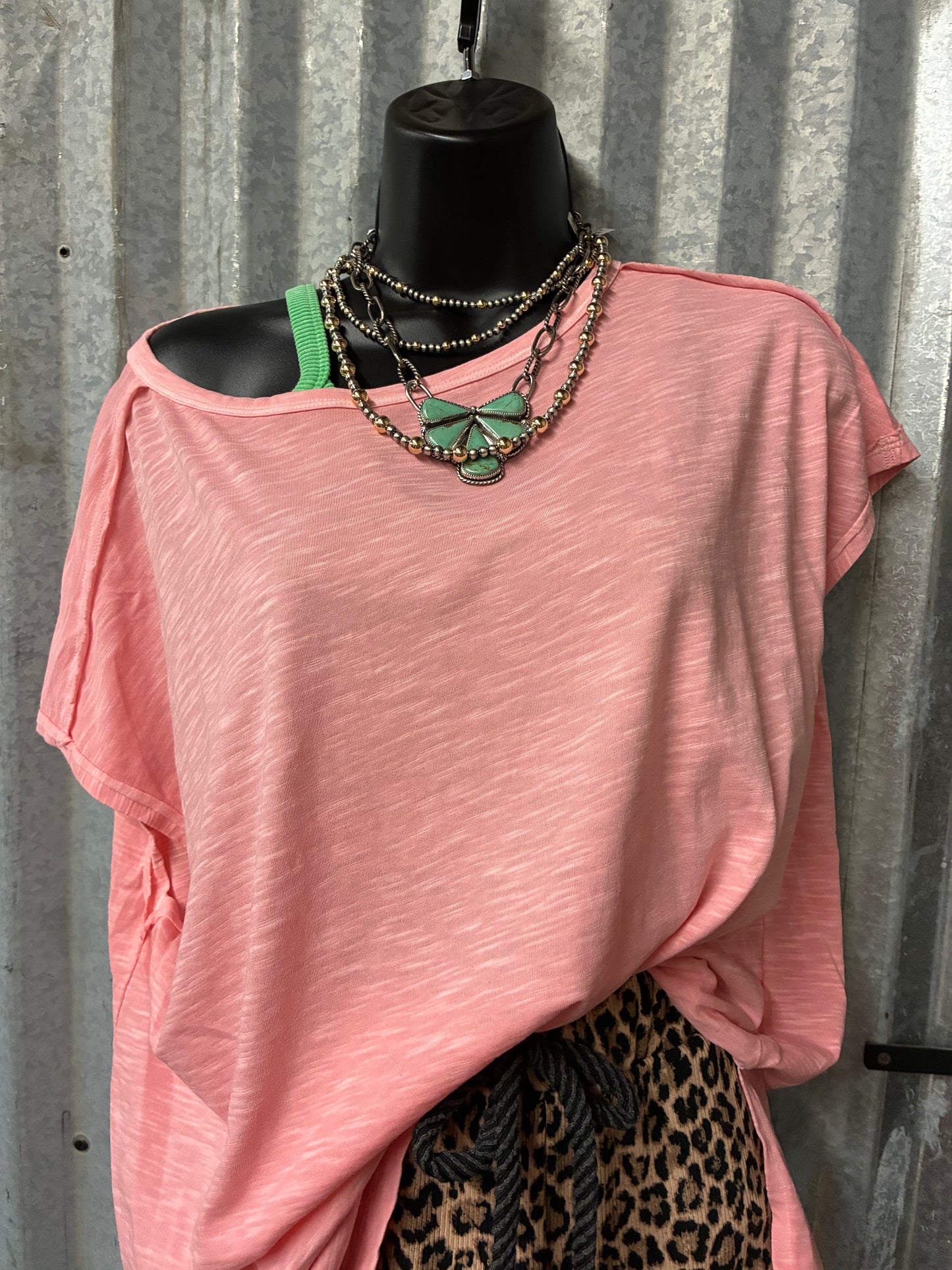 Green Cropped Tank