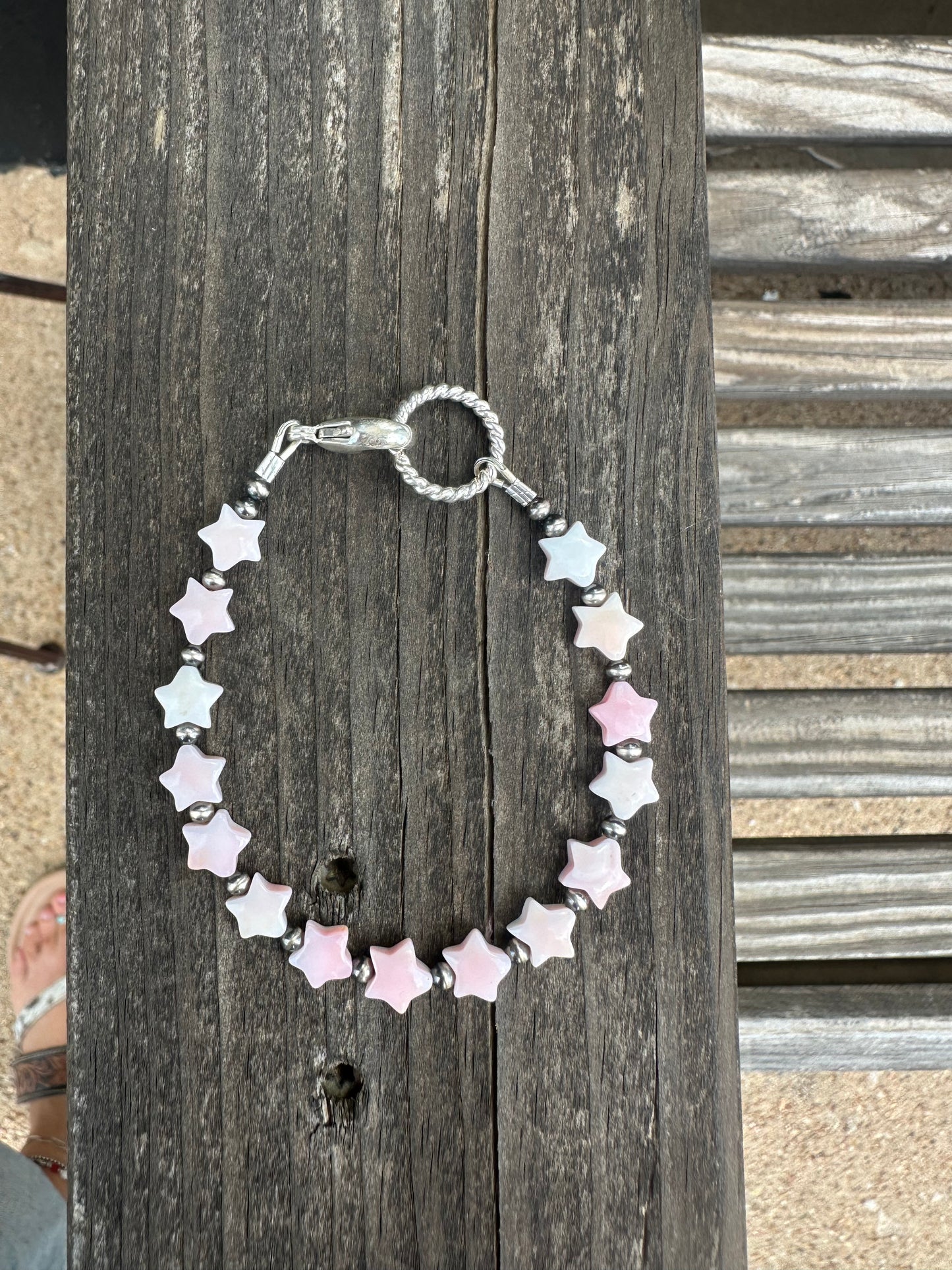 Pink Conch Star Bracelet