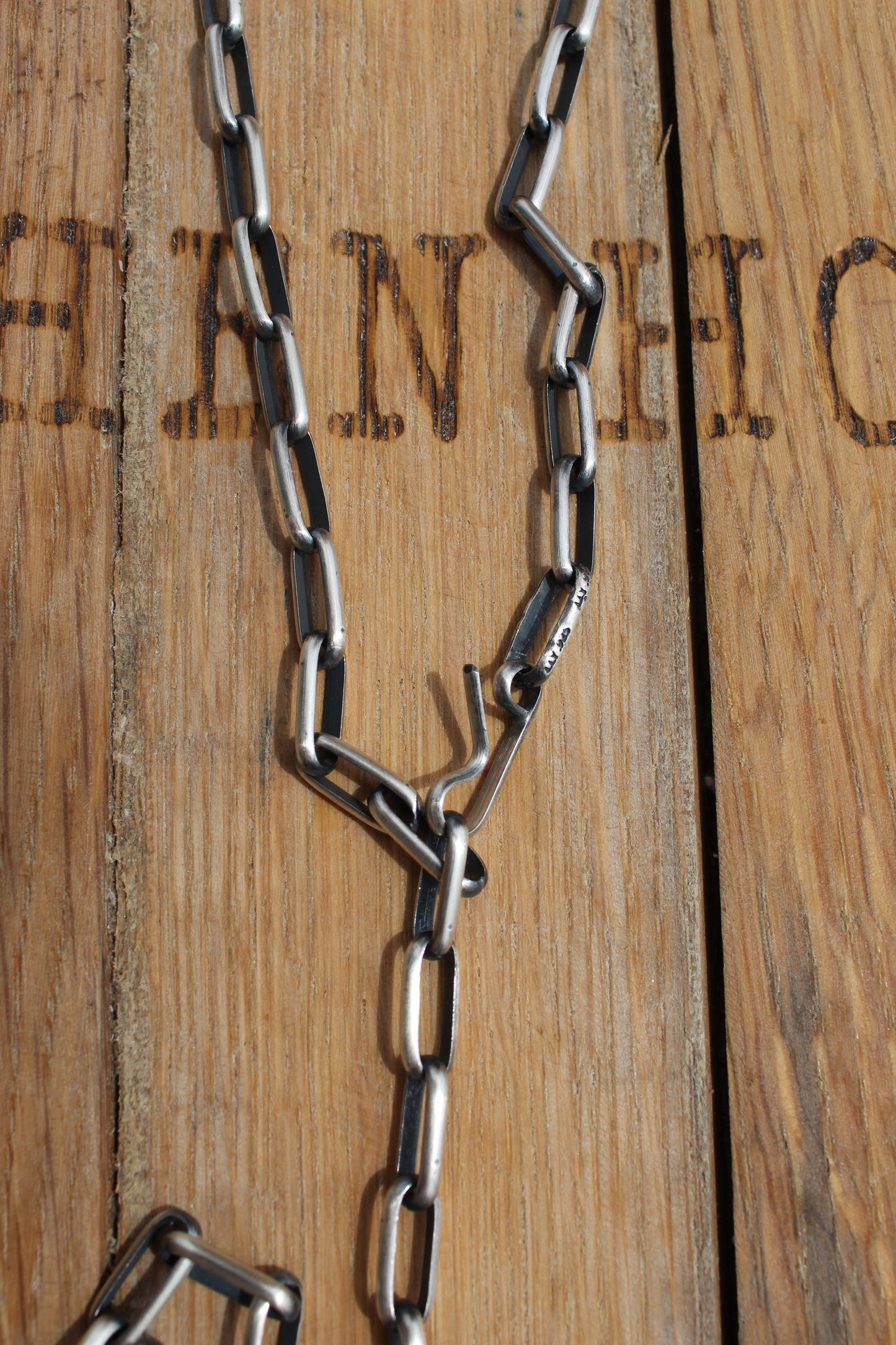 30” Native American Handmade Paperclip Chain