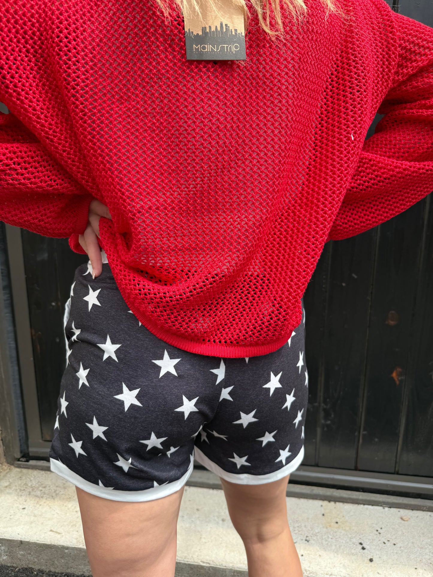 Navy Star Shorts