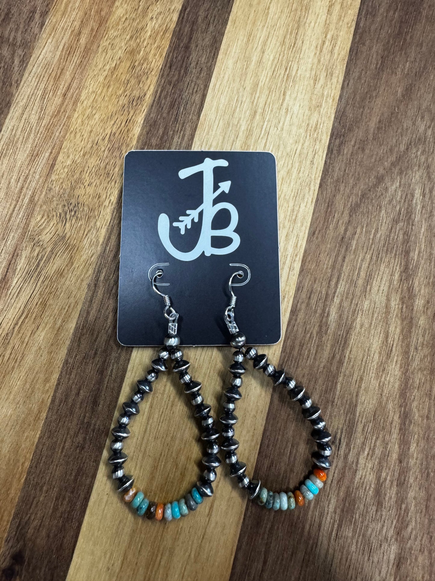 Earrings-4/5 Rondelle Mesa