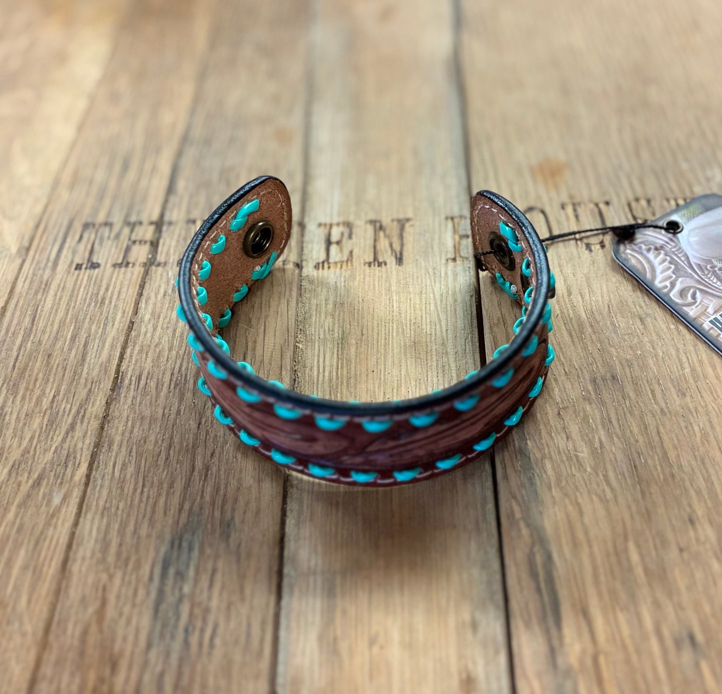 Tooled Leather Cuff