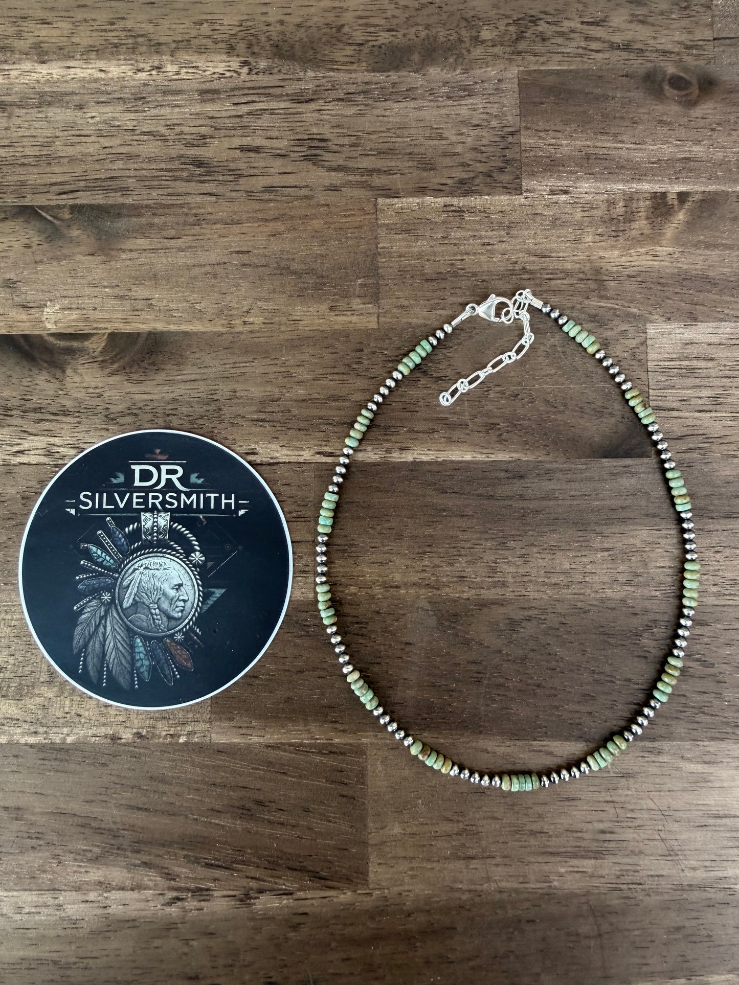 Choker - 3mm & Green Turquoise