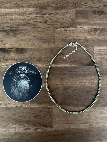 Choker - 3mm & Green Turquoise