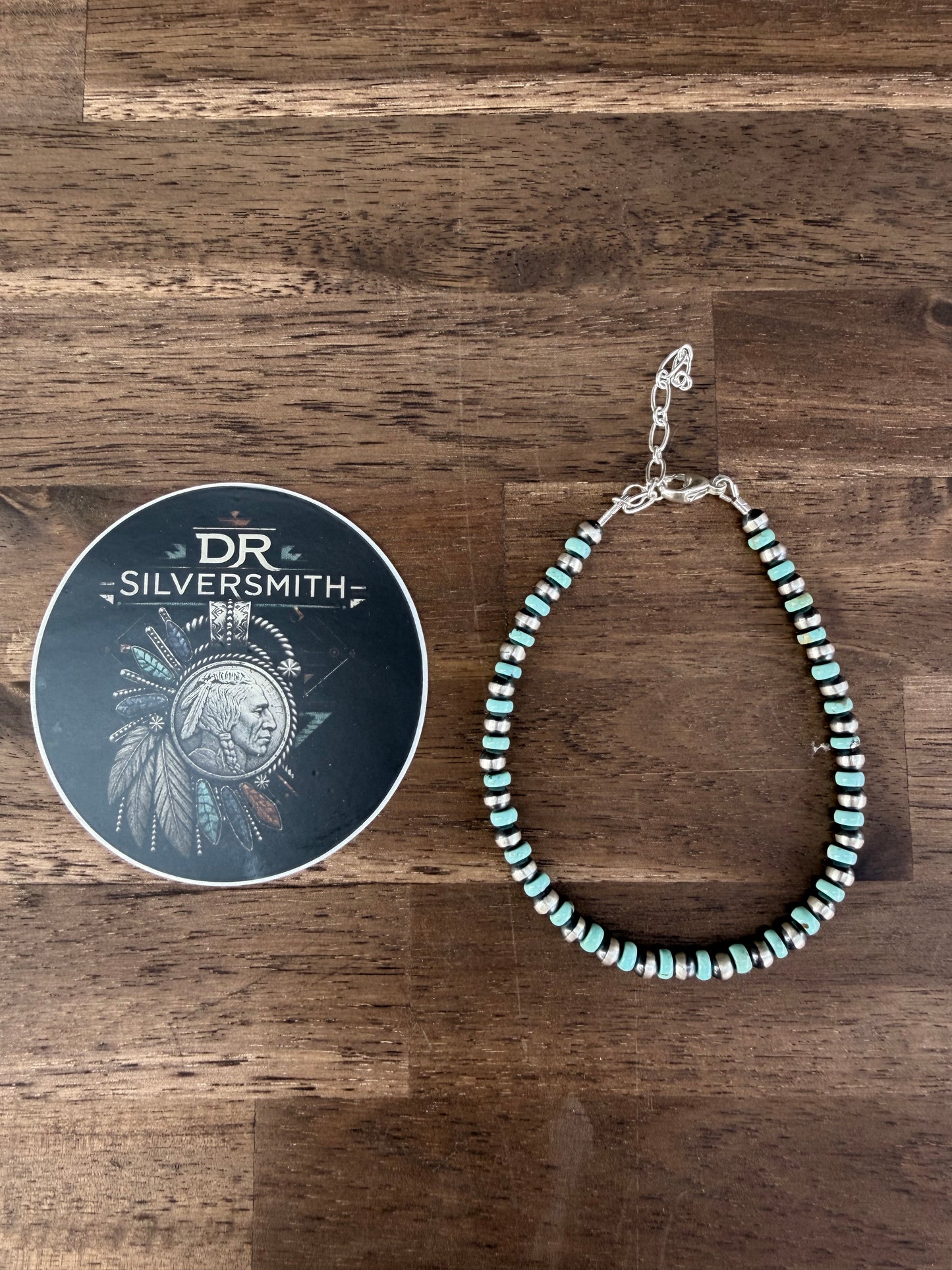 Anklet - 5mm & Turquoise