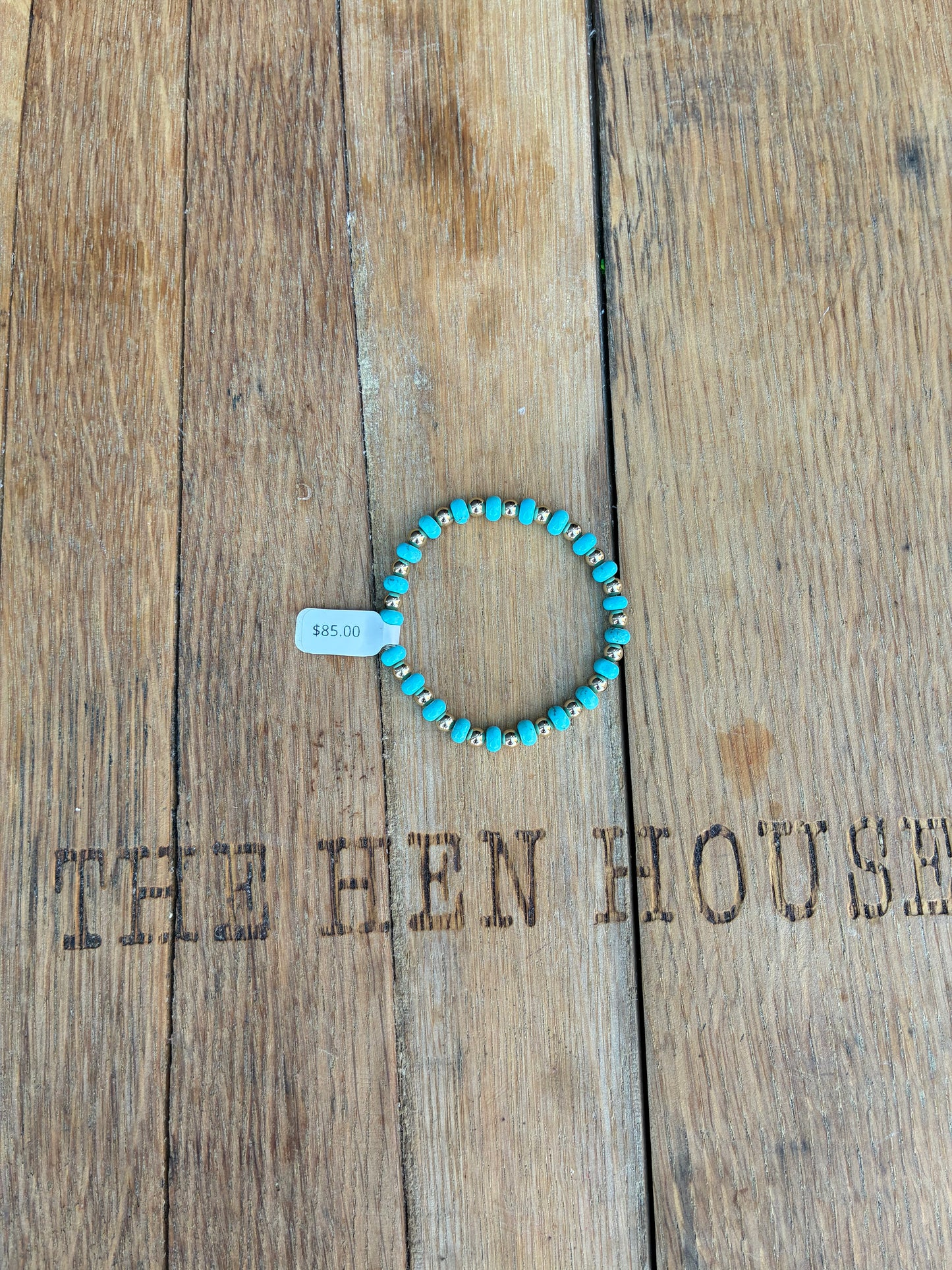Bracelet - Turquoise Whisper Gold
