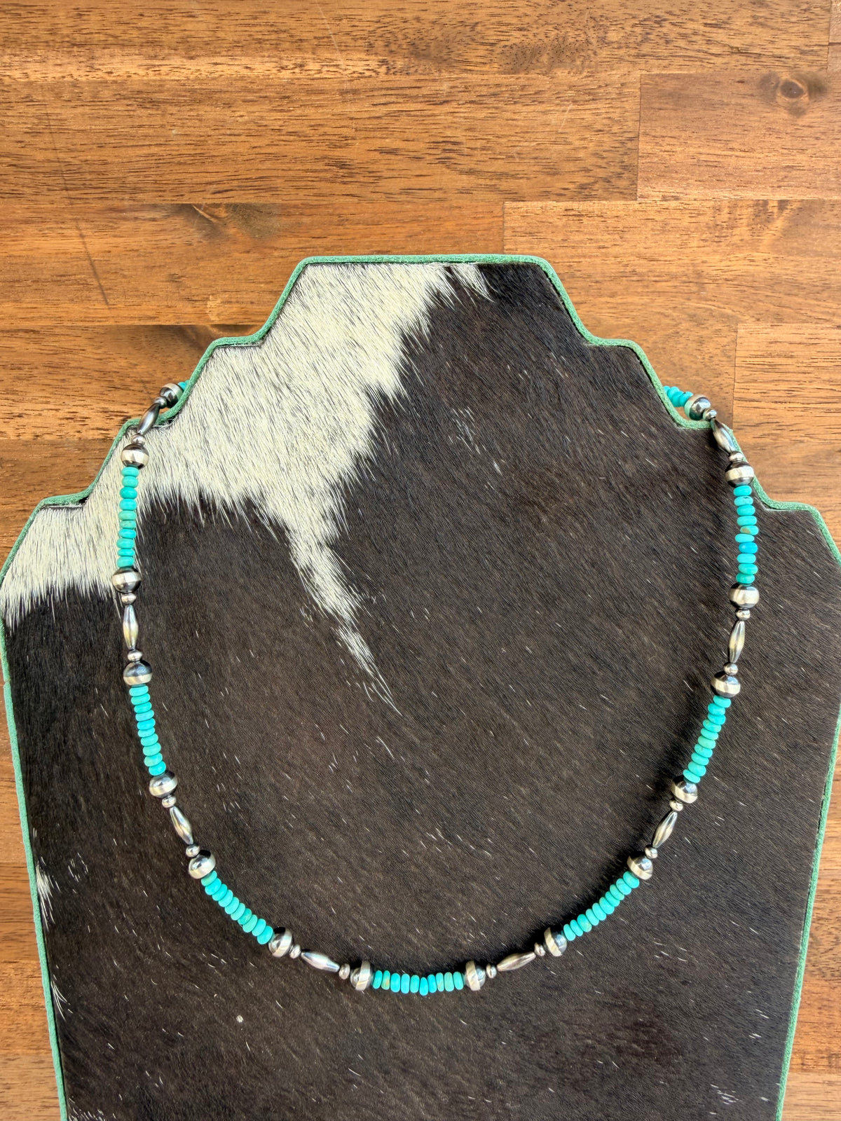 Necklace - 18” - 3/6mm - Torpedo & Kingman Turquoise