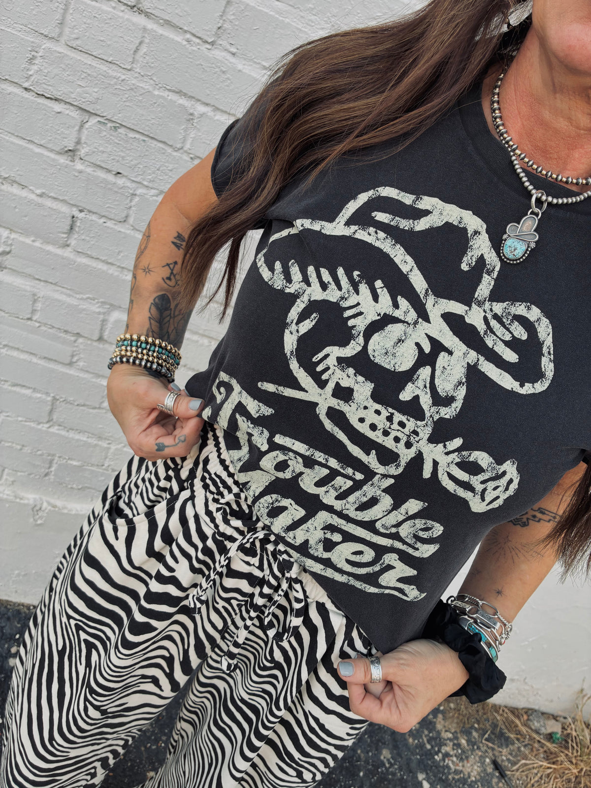 Trouble Maker Baby Tee
