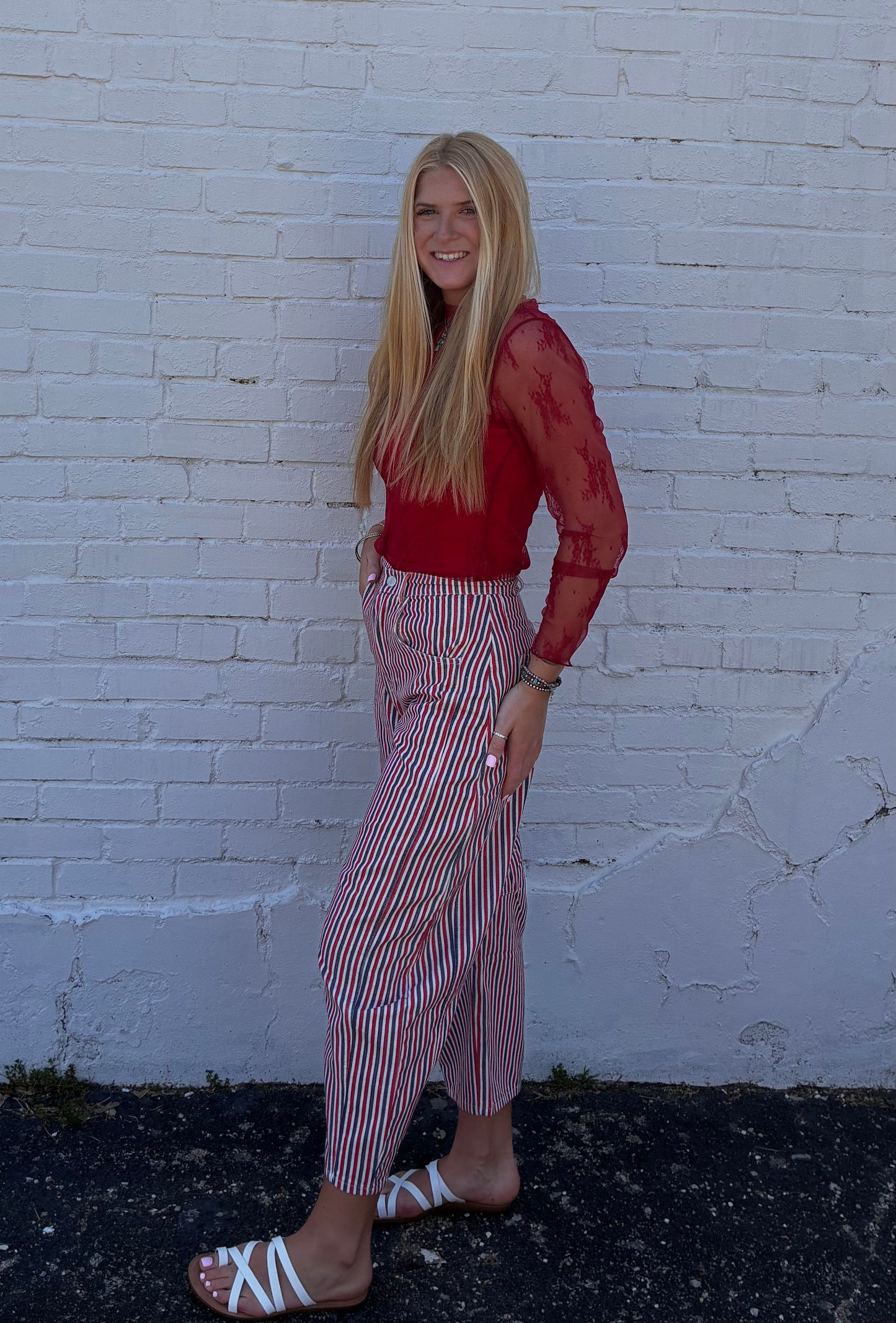 Floral Mesh Long Sleeve