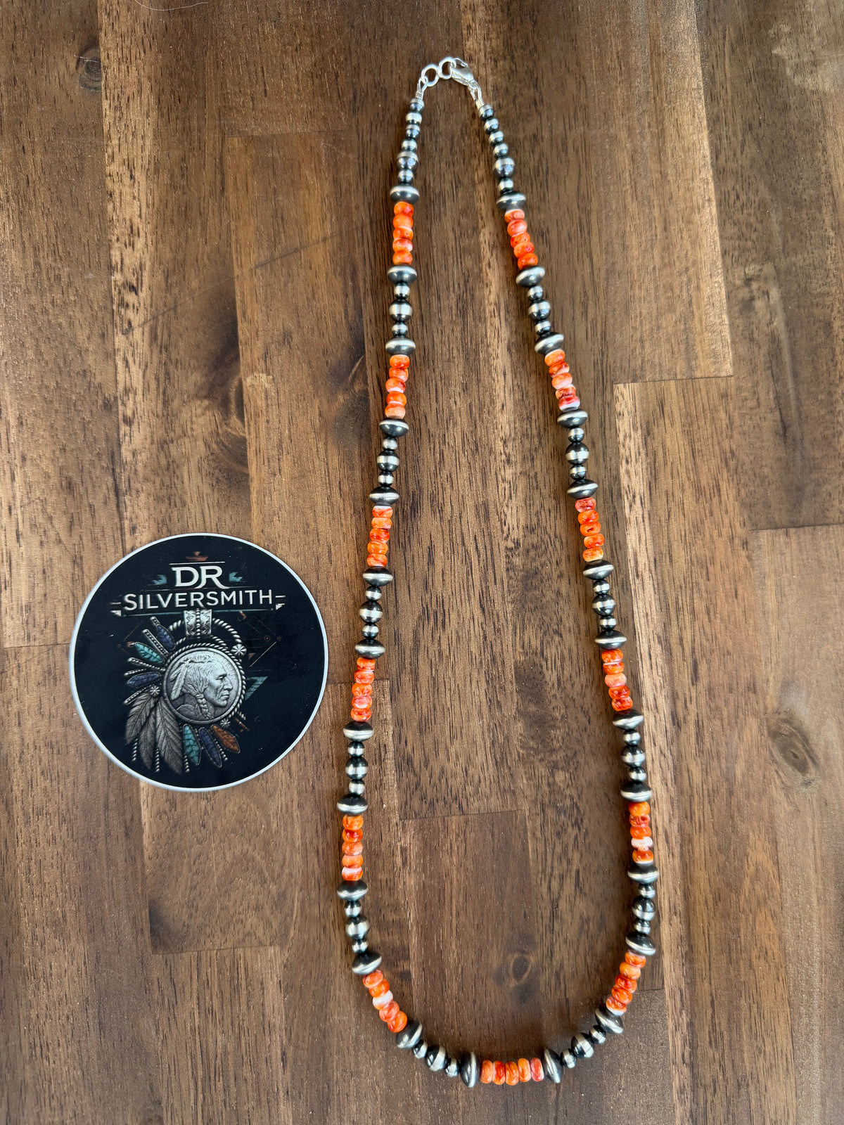 Necklace - 26“ - 5/7mm - 8mm Rondell & Spiny Oyster