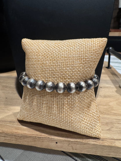 Bracelet - 8mm Sterling Silver Pearls