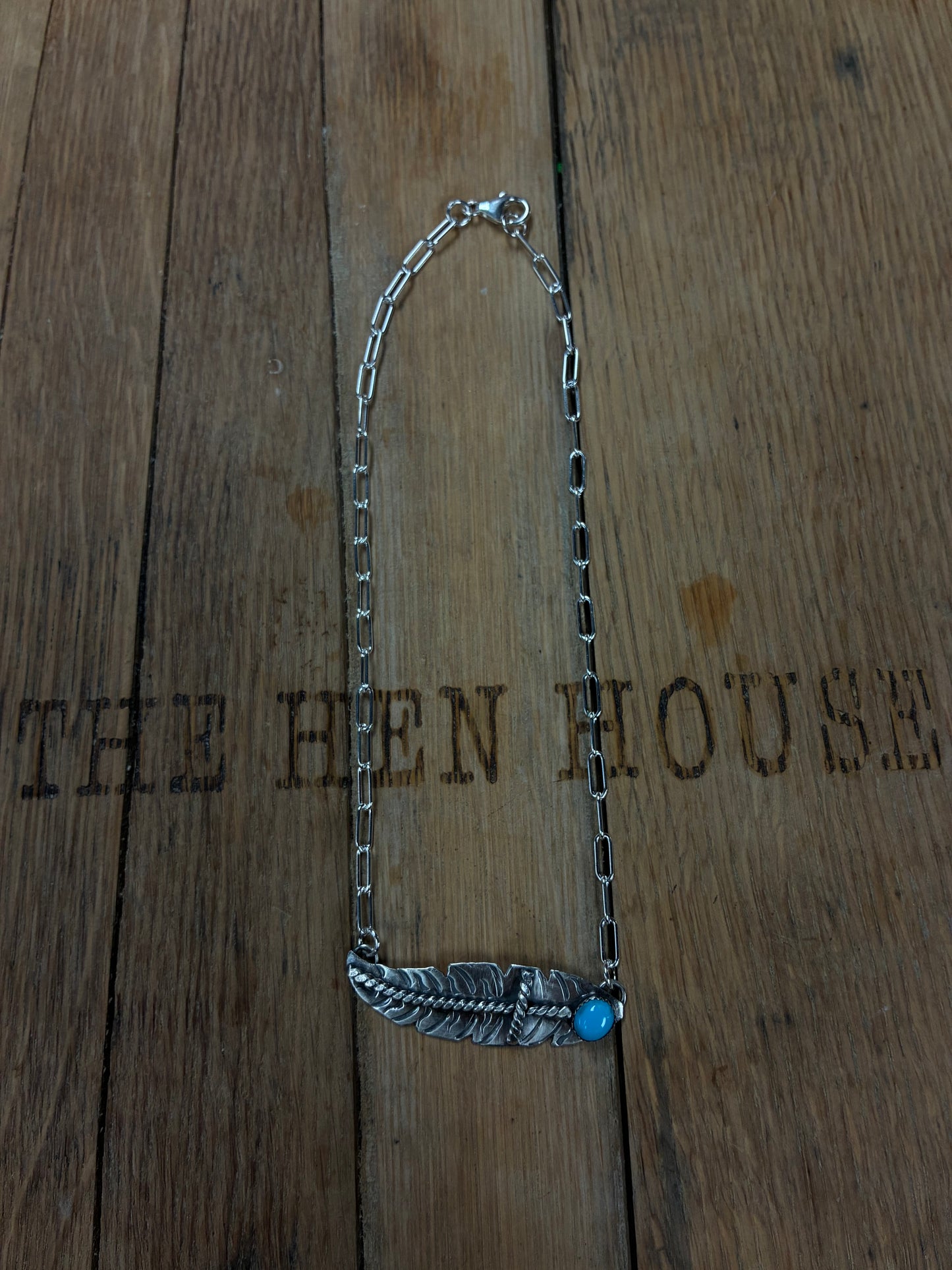 Feather Cross Necklace