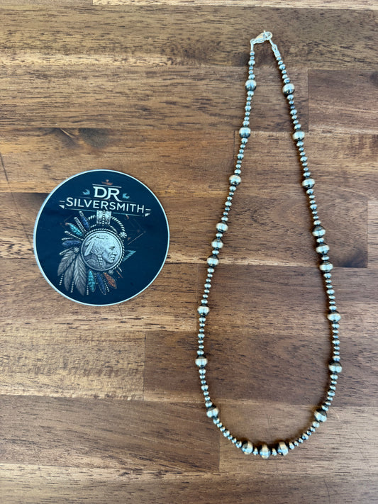 Necklace - 20” - 3mm - 4mm - 7mm