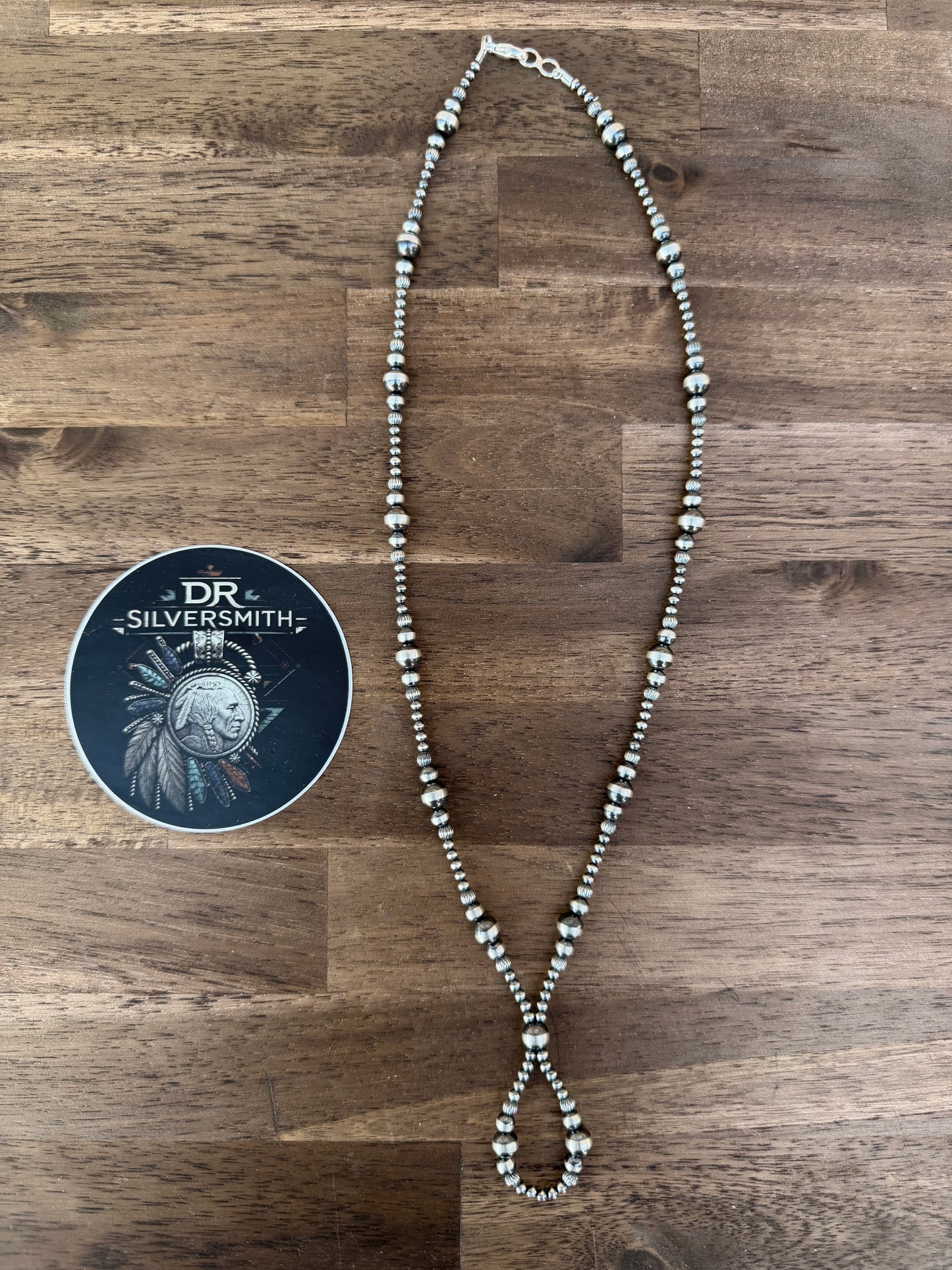 Necklace - 22” 3/4.5/5/7mm Teardrop