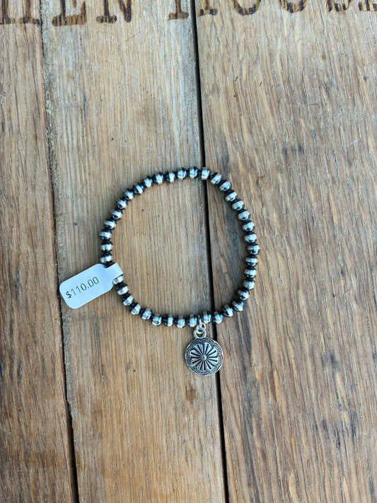 Bracelet - 5mm Concho Charm Bracelet