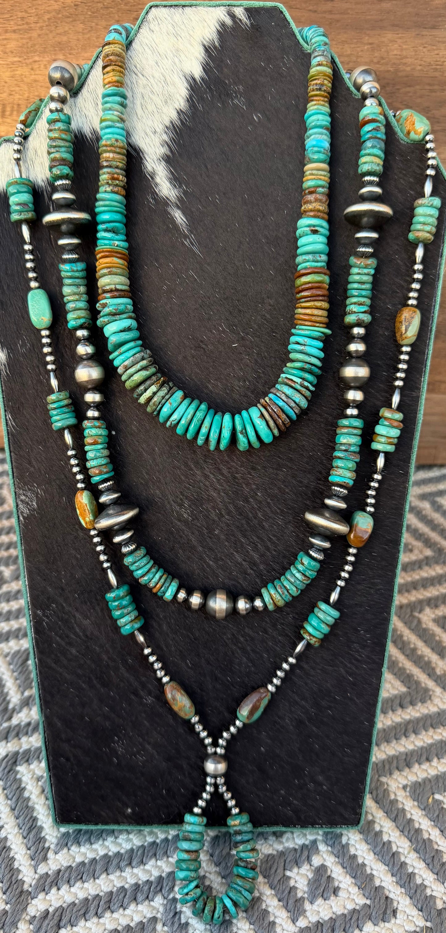 Necklace - 28-1/2” - 4mm/Torpedo Turquoise Teardrop