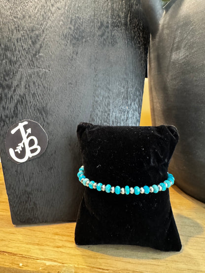 Bracelet - 4 Turquoise/Sterling Silver