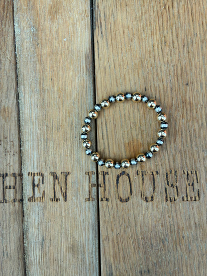 Bracelet - Mix Metal Stretch
