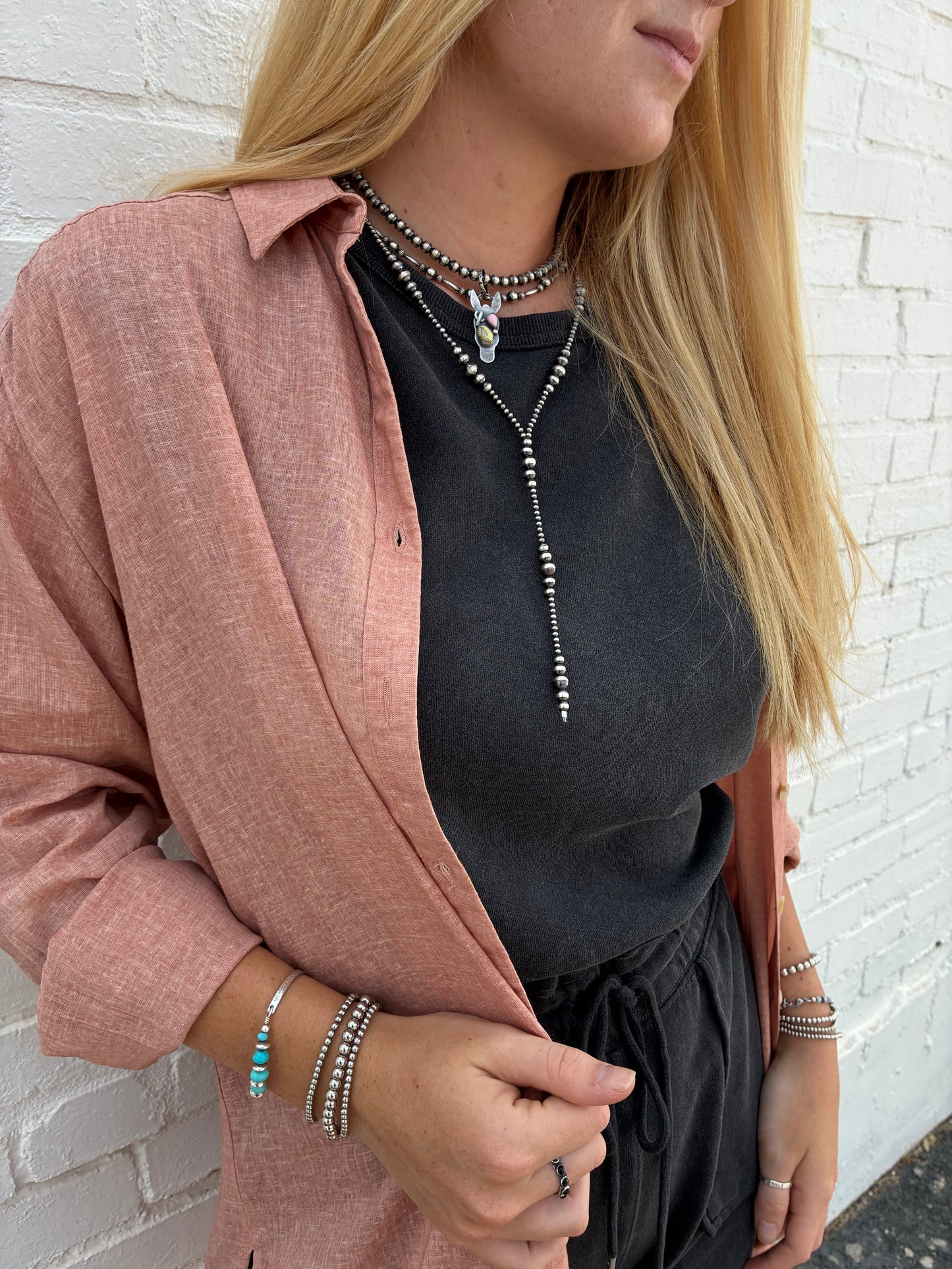 Pumpkin Oversized Button Down