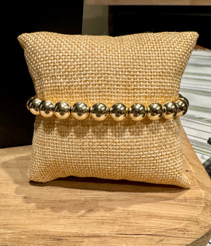 Bracelet - 8mm Gold-Filled Beads