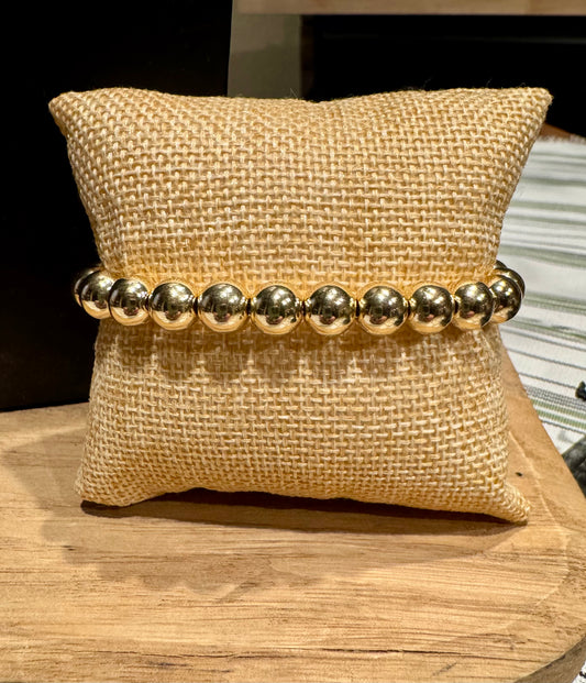 Bracelet - 8mm Gold-Filled Beads