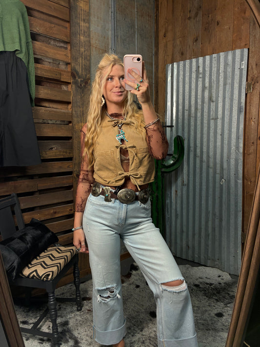 Camel Tie Vest