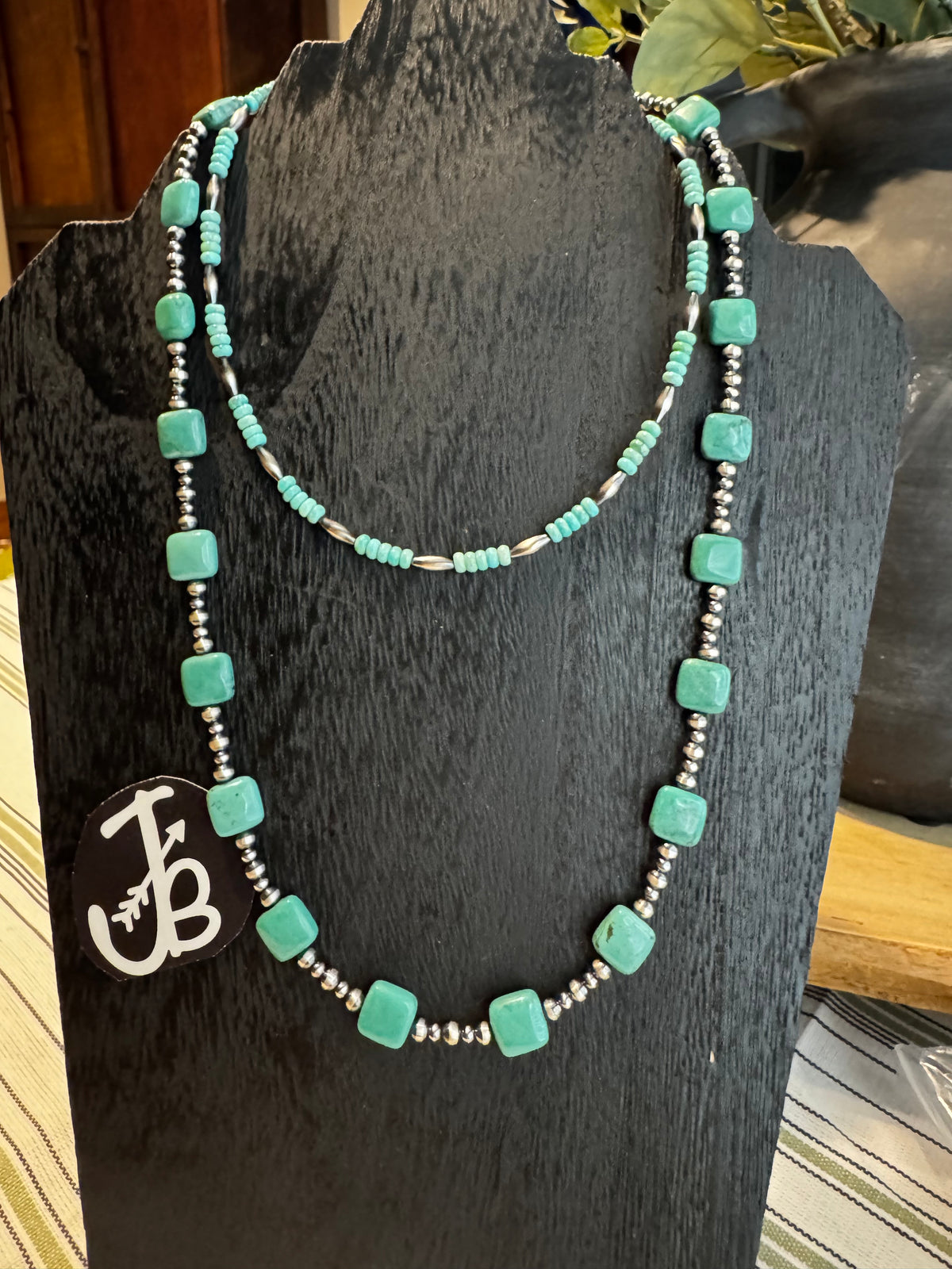 Necklace - 22” Square Dance