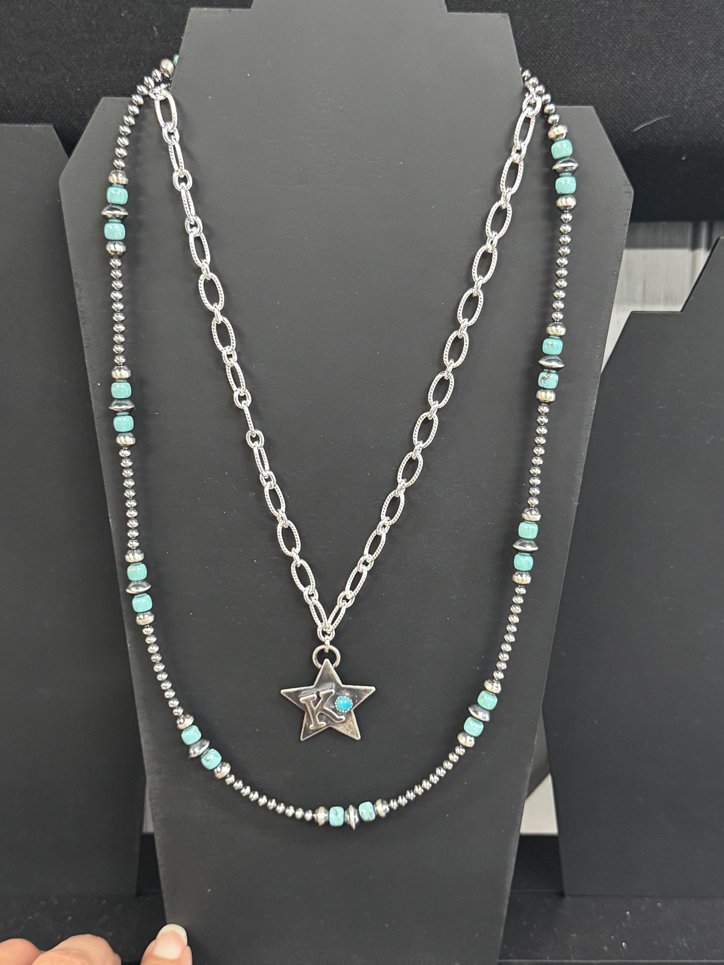 Initial Star Necklace