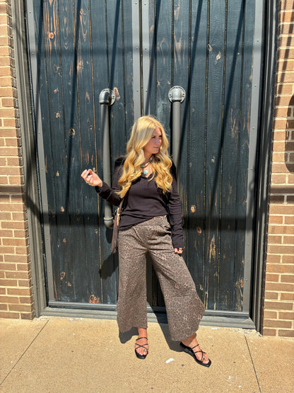 Tulip Pants in Leopard