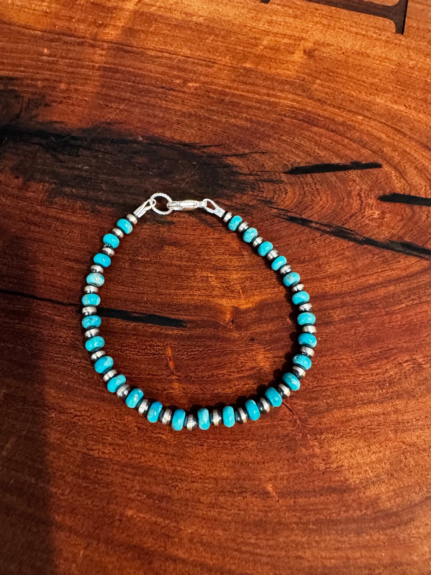 Bracelet - 4 Turquoise/Sterling Silver