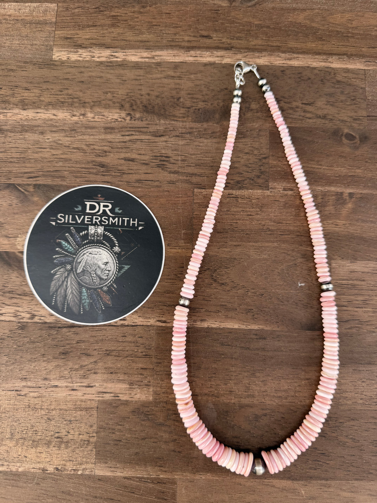 Necklace - 19” - 5/6/8mm - Pink Conch Gradual