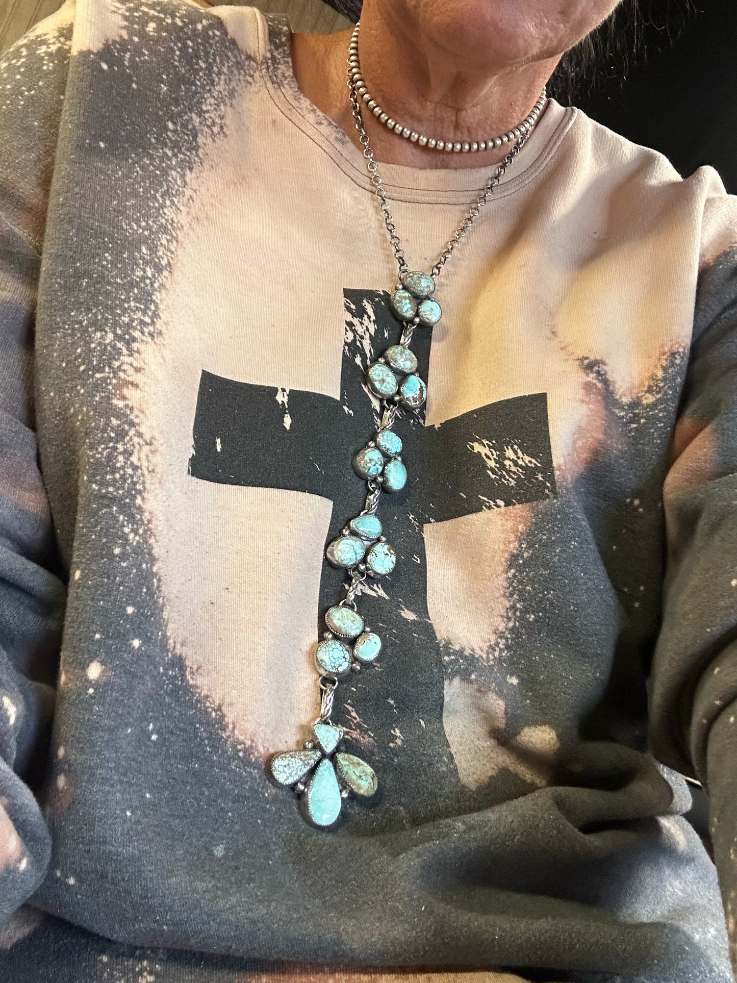 Cluster Lariat Necklace