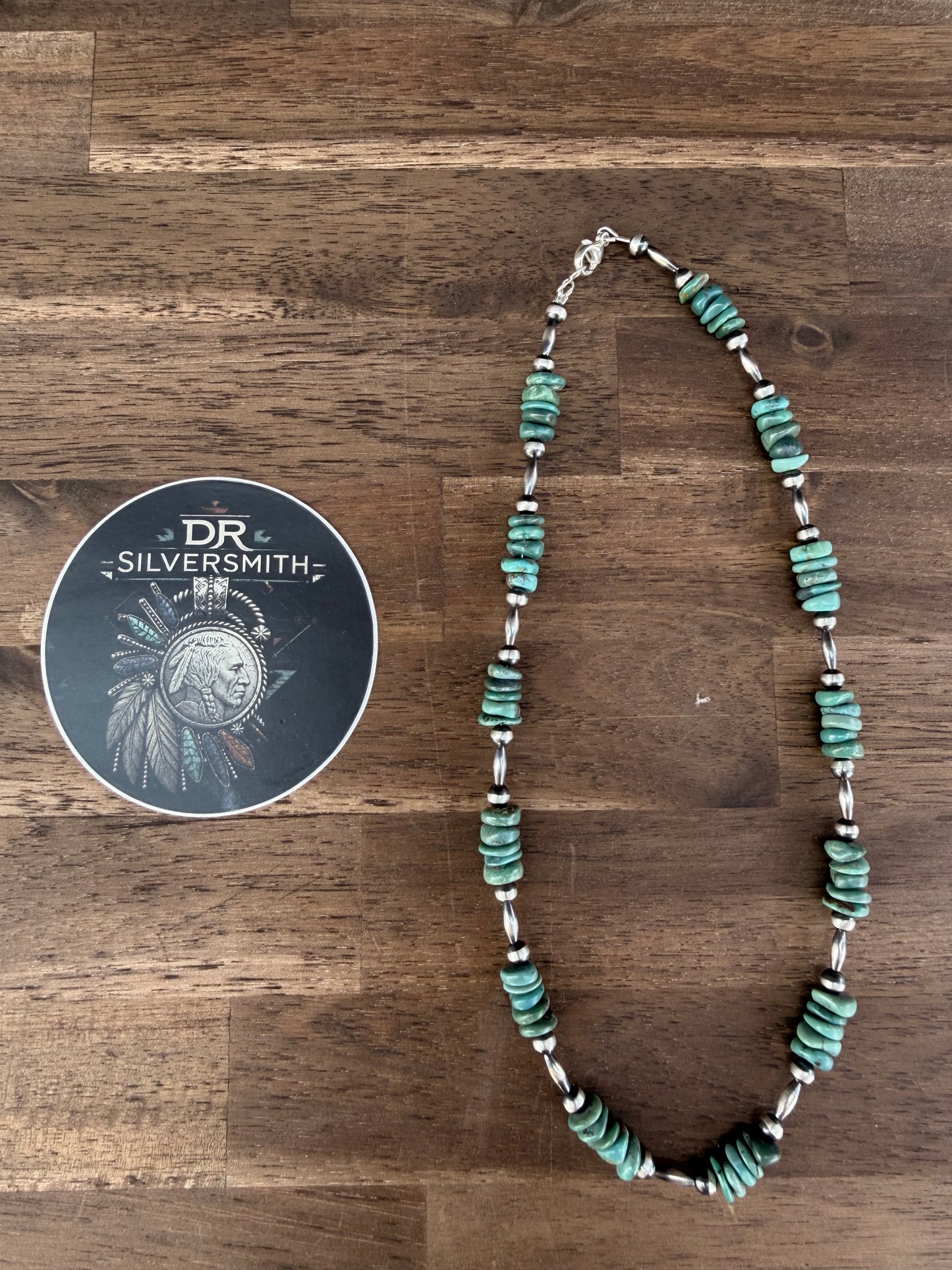 Necklace - 18” - 5mm - Torpedo & Turquoise