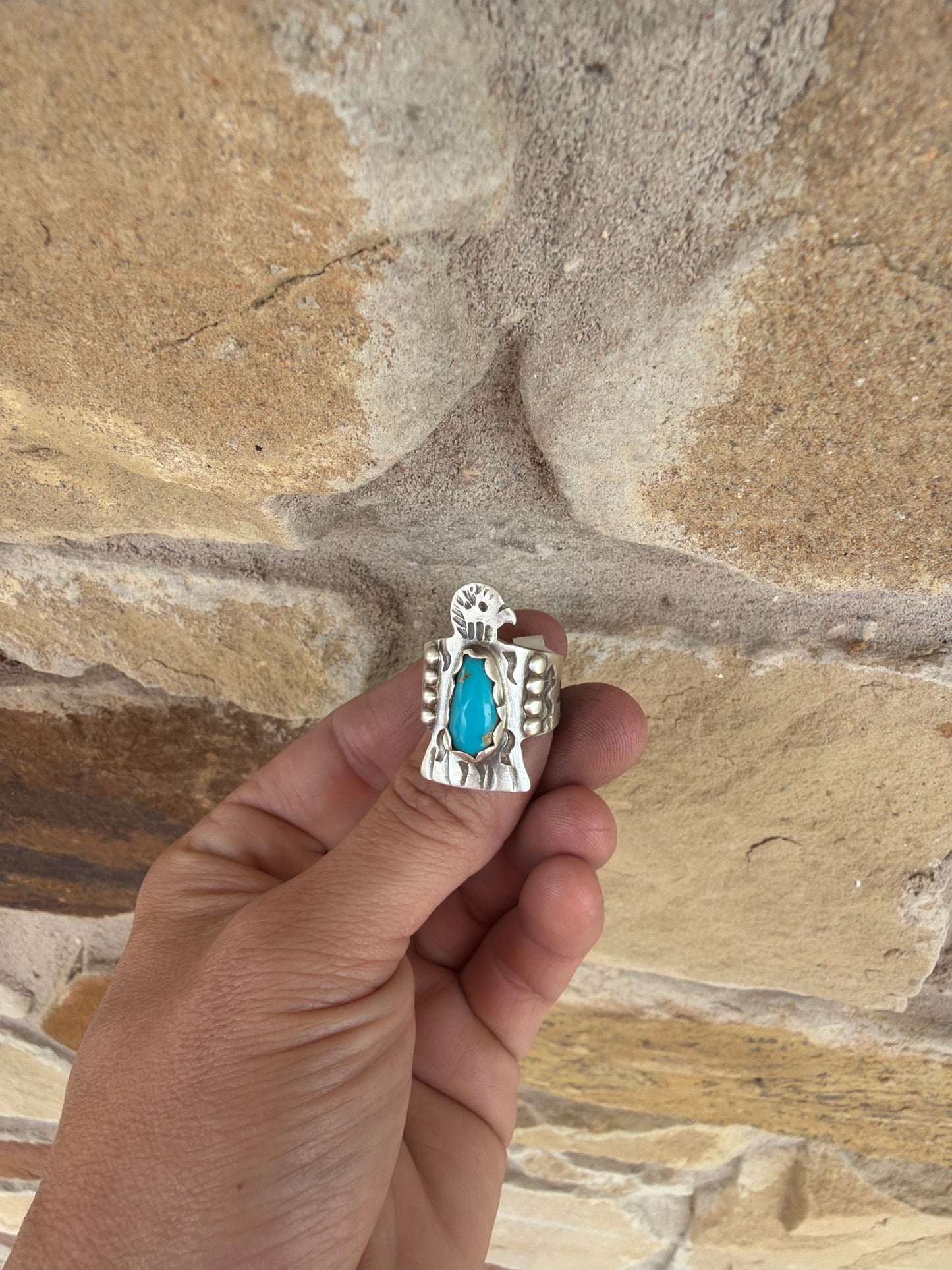 Thunderbird Turquoise Ring