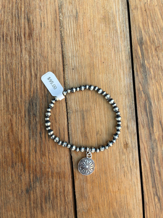 Bracelet - 4mm & 5mm Concho Charm Bracelet