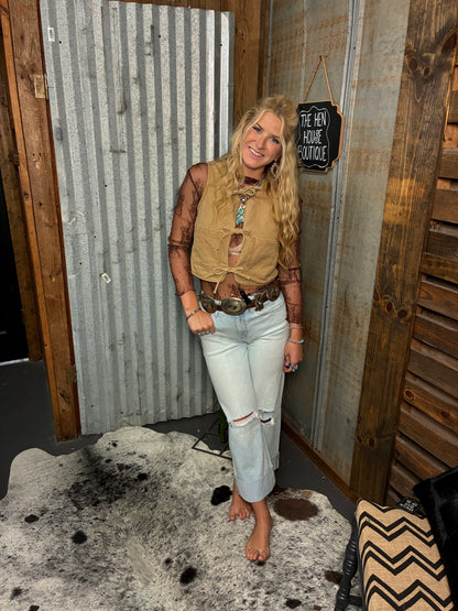 Baggy Crop Wide With Cuff